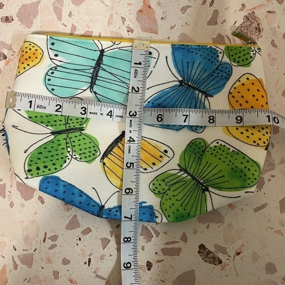 Vera Neumann for Clinique Butterfly Makeup Cosmetic Bag colorful storage bag